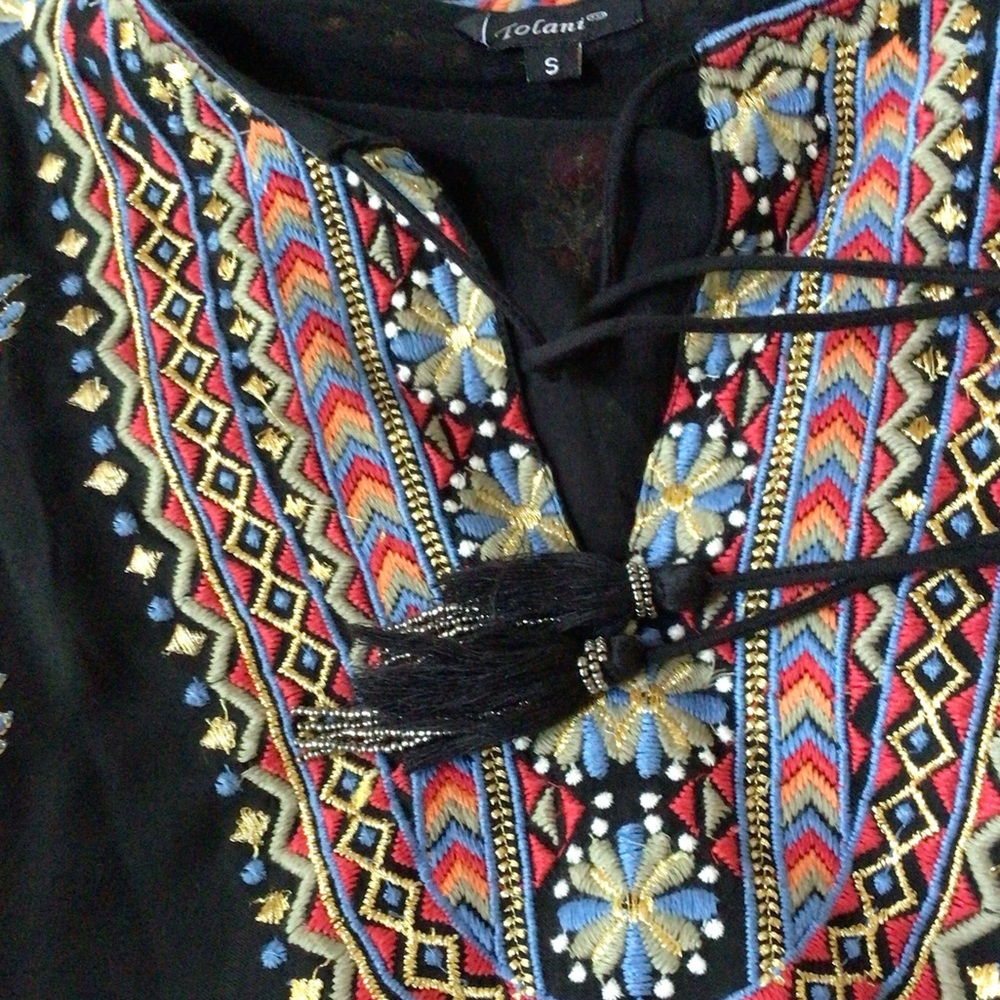 Tolani Collection Pooja Boho Dress, Small - Picture 7 of 9